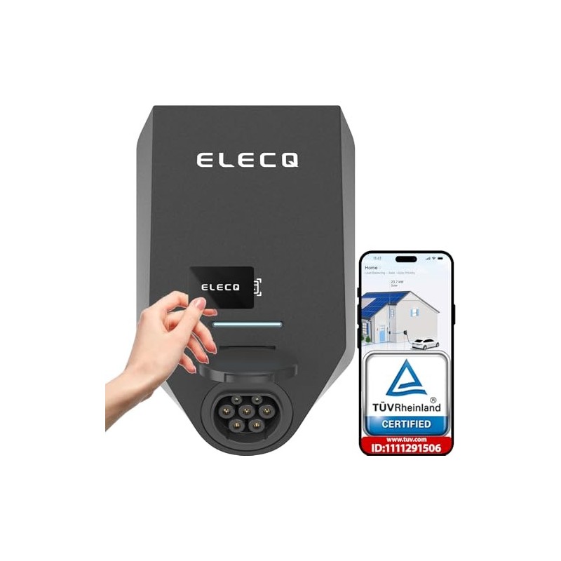 Elecq Home AC charger 22kW Triphasé